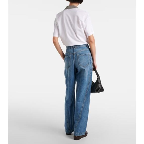 Brunello Cucinelli The Pleated Extra Wide Leg Jean - Picture 2 of 12